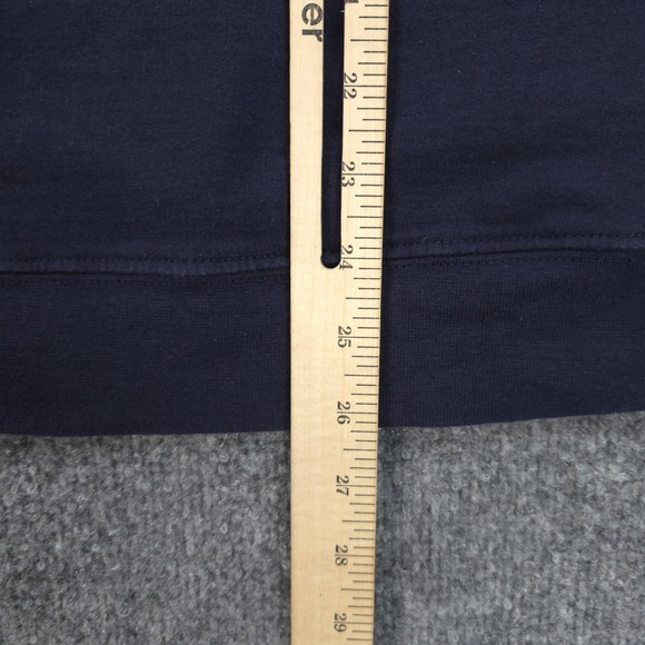 Teton Gravity Research Hoodie Mens Large Blue Mountain Graphic Pullover Fleece - Picture 9 of 11